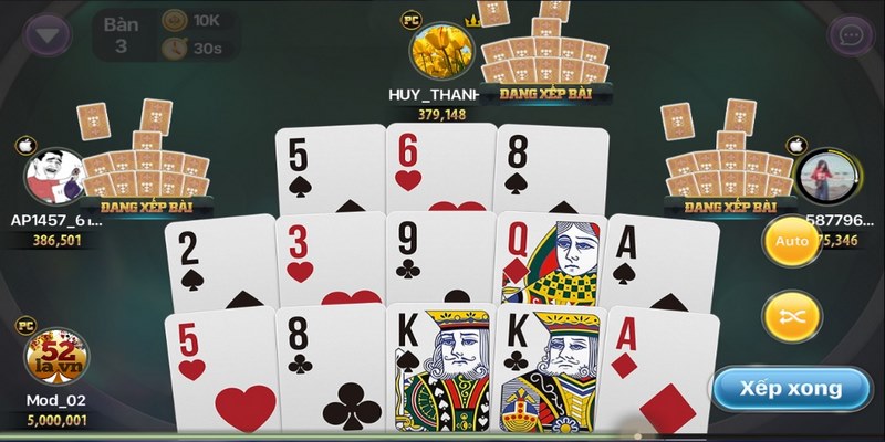 Hướng dẫn chơi game mậu binh online hôm nay