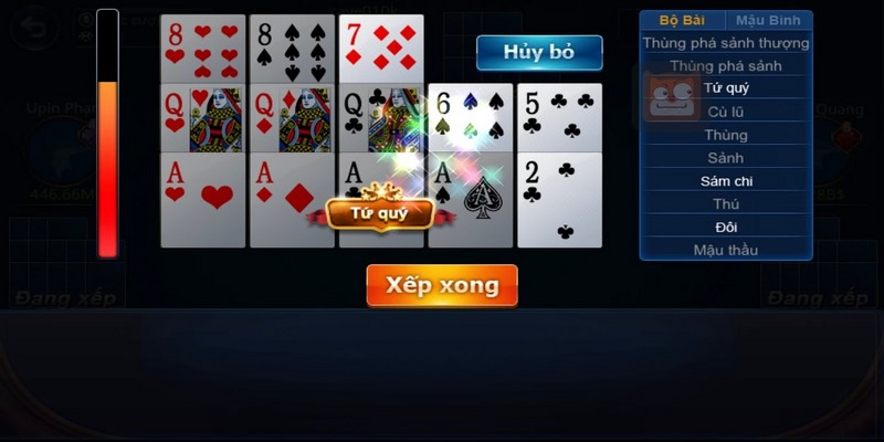 Hướng dẫn chơi bài Mậu Binh online chi tiết